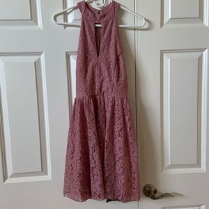 Sleeveless Lace Dress